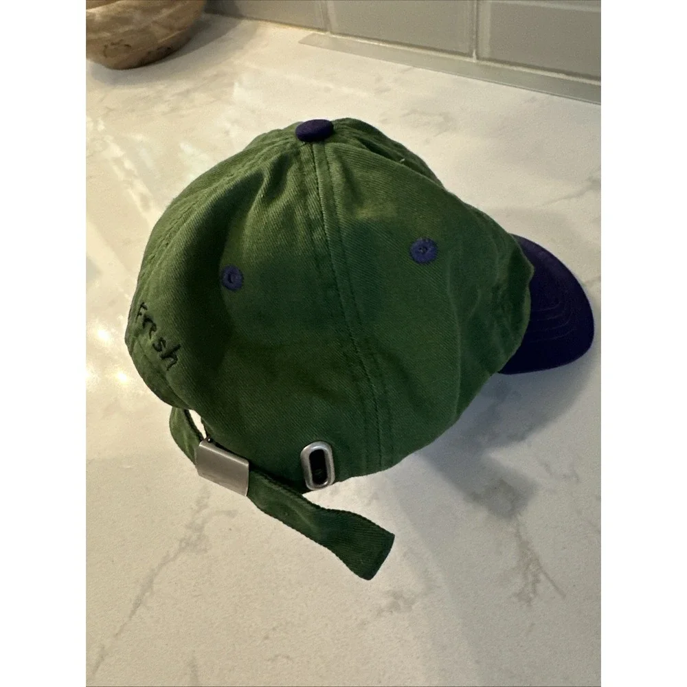 TEDDY FRESH Green/Purple BEAR LOGO HAT Adjustable Cap